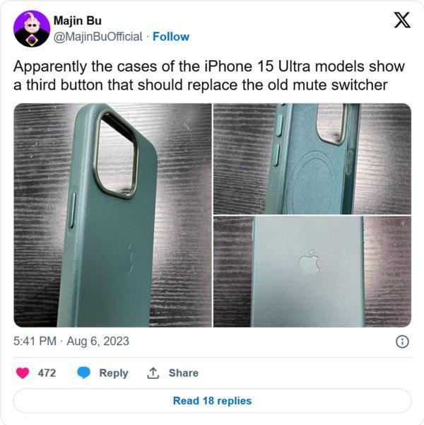 预计iPhone 15系列将于9月22日首次开售，Pro版本起价1099美元。