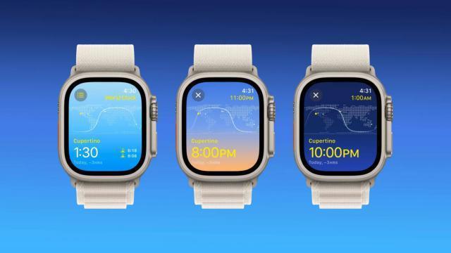 苹果的watchOS 10全新世界时钟应用初步体验