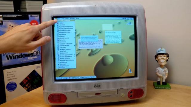 追溯到 1999 年，触控屏版苹果 iMac G3 原型上手