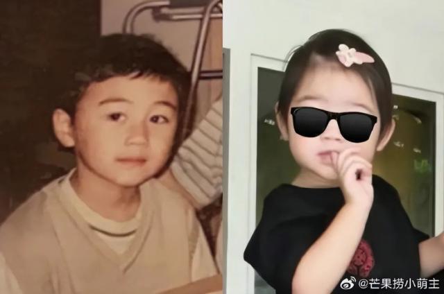 奚梦瑶晒女儿正面照！神似翻版梁安琪，眉毛和爸爸一模一样