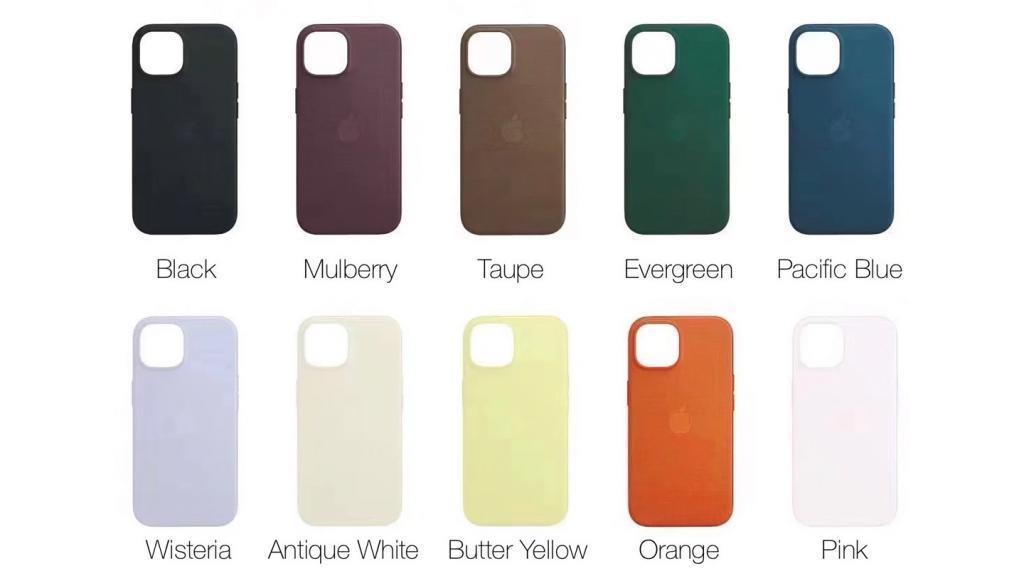 消息称苹果iPhone 15“FineWoven”保护壳共10 种颜色