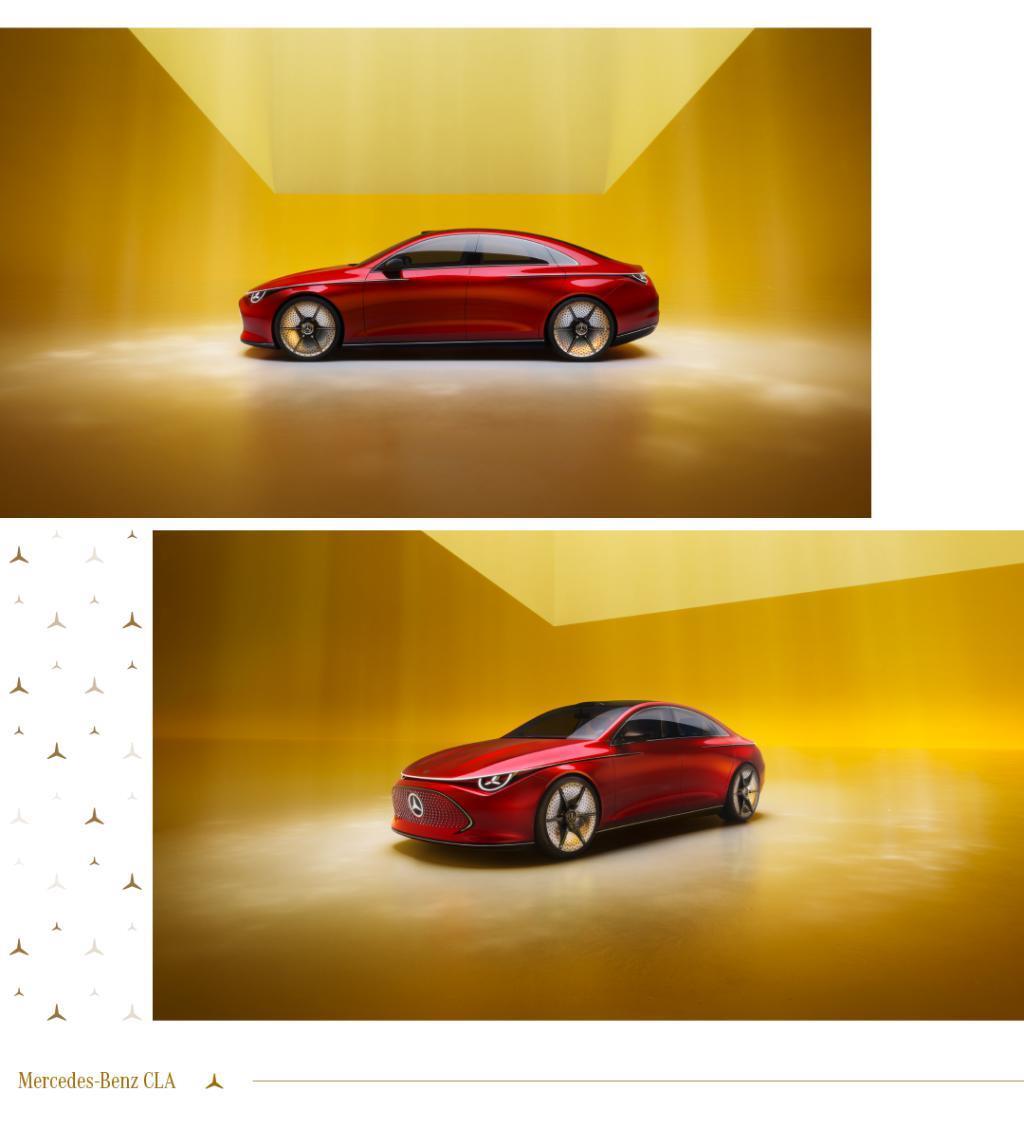 梅赛德斯-奔驰 CLA 级概念车全球首发亮相，MMA 纯电架构平台