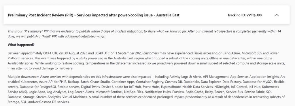 微软承认 Azure 园区人力安排不足，3 人安排不过来造成存储烧毁