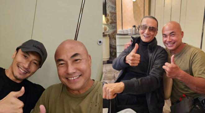 谢贤与儿子谢霆锋同框，父子俩同款笑容画面温馨