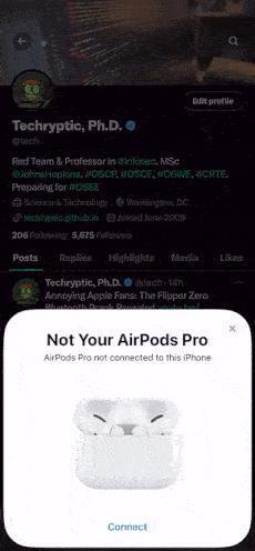 成本170美元，专家发明新工具：可向 iPhone 等发起蓝牙弹窗攻击