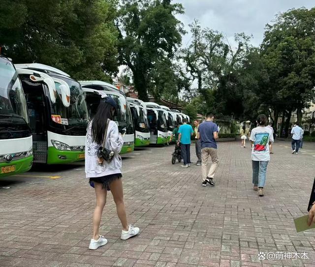 杨颖送娃上学行头遭扒，背5万的包穿1万的鞋，堪比一学期费用