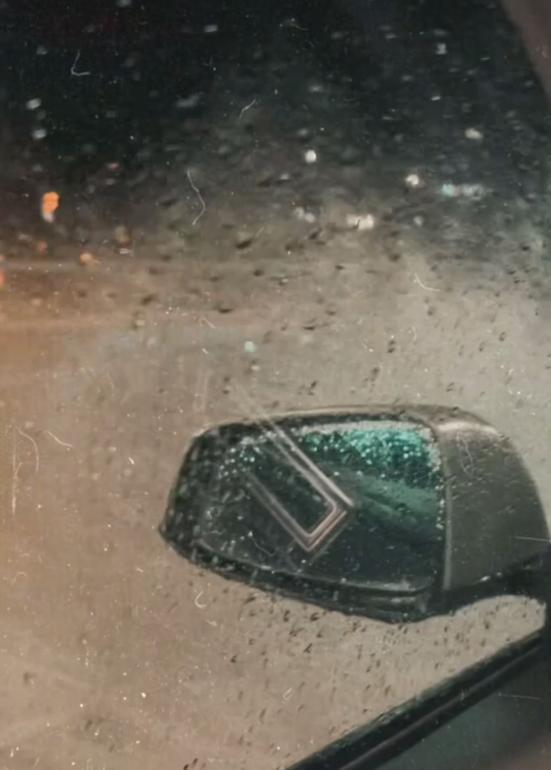 容祖儿开车遭遇暴雨！车身两边全是水，旁边阿Sa大叫好恐怖