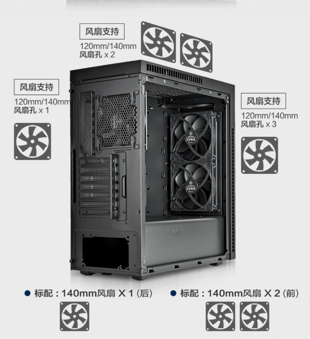 银欣推出新款忽必烈机箱：三面吸音棉设计，599 元