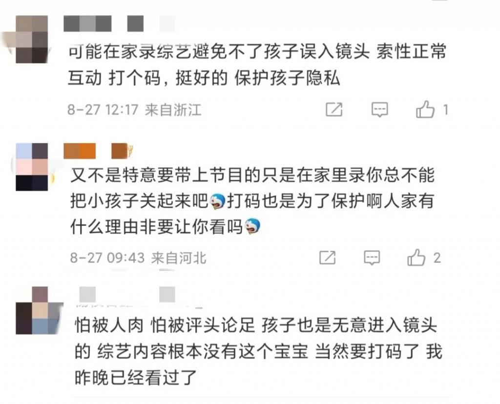 郑恺女儿安娜首次出镜，镜头打码却引发全网热议