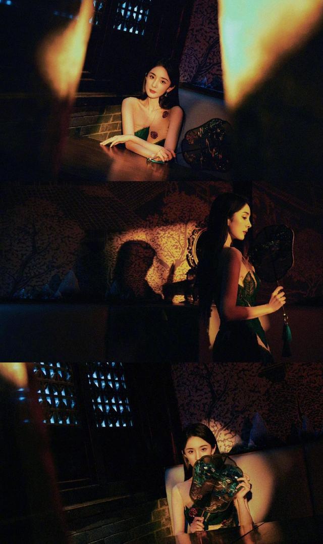 杨幂37岁生日大片 烈焰红唇眼眸如刃宛若冷艳玫瑰