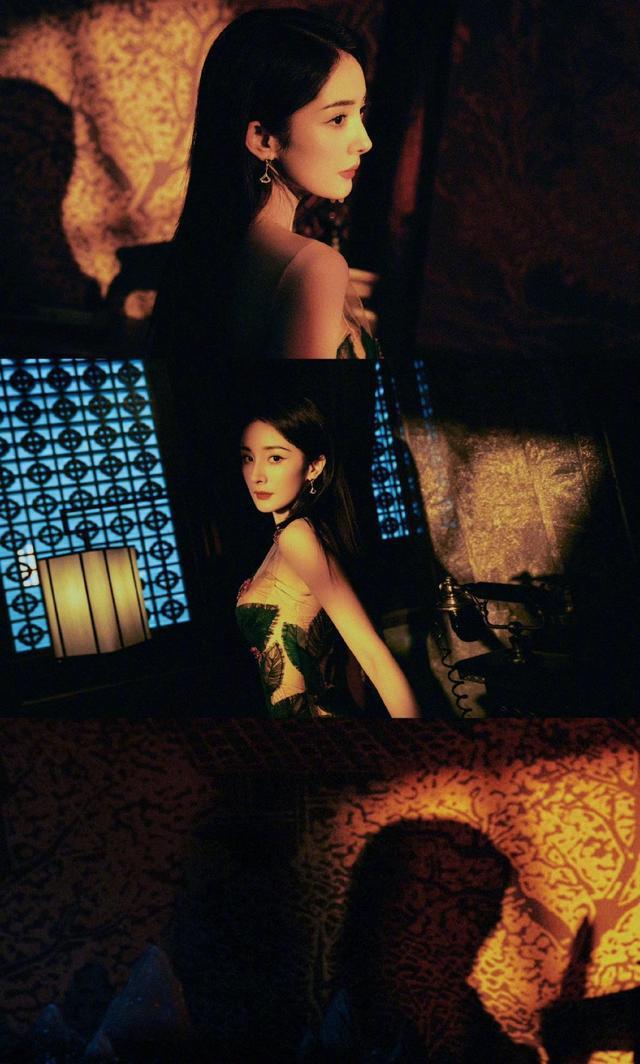 杨幂37岁生日大片 烈焰红唇眼眸如刃宛若冷艳玫瑰