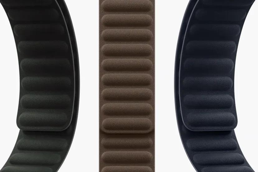苹果宣布未来不在任何新产品使用皮革，推出 FineWoven 织物表带
