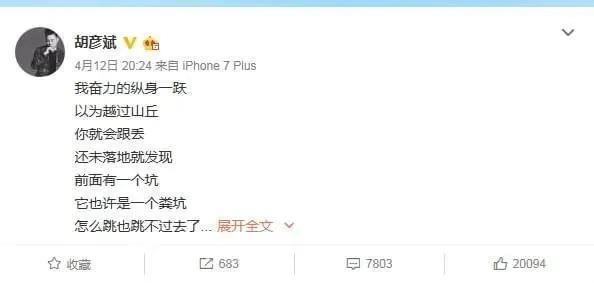 蔡国庆的精神状态很疯吗？