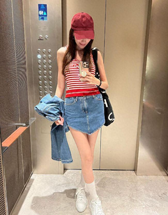 林志颖老婆幸福晒家庭日，174cm身高只有100斤