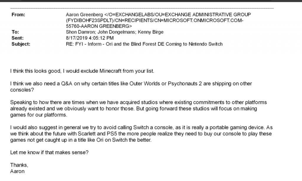 微软营销部门：Xbox 和 PS5“一样行”，Switch 不是“游戏机”