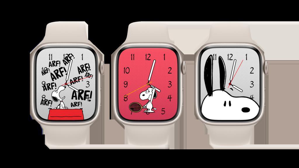 苹果介绍watchOS 10史努比表盘:148个独特动画,每分钟旋转6度