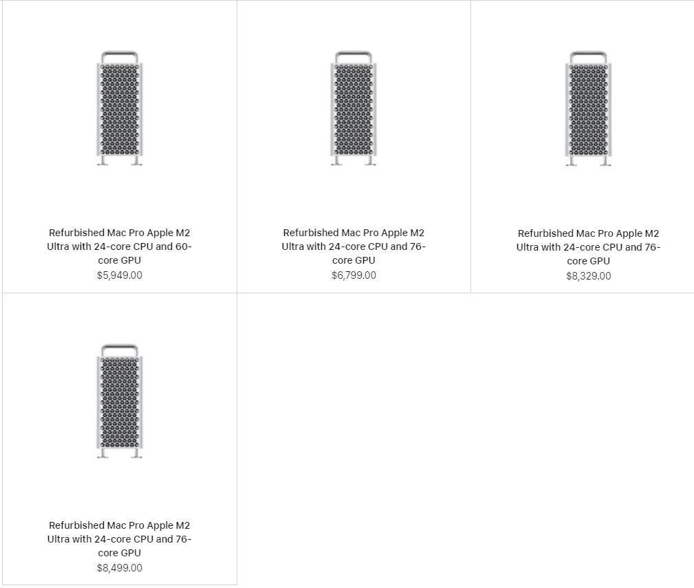 苹果上架翻新2023 款 Mac Pro：搭载M2 Ultra芯片，比全新优惠16%