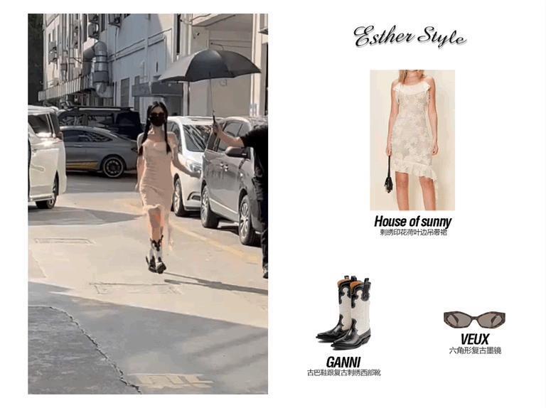 在横店走秀的虞书欣是现实版千颂伊吧！