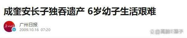 “大傻”成奎安儿子涉嫌藏大麻被捕，其子一年半前车祸离世