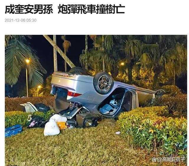 “大傻”成奎安儿子涉嫌藏大麻被捕，其子一年半前车祸离世