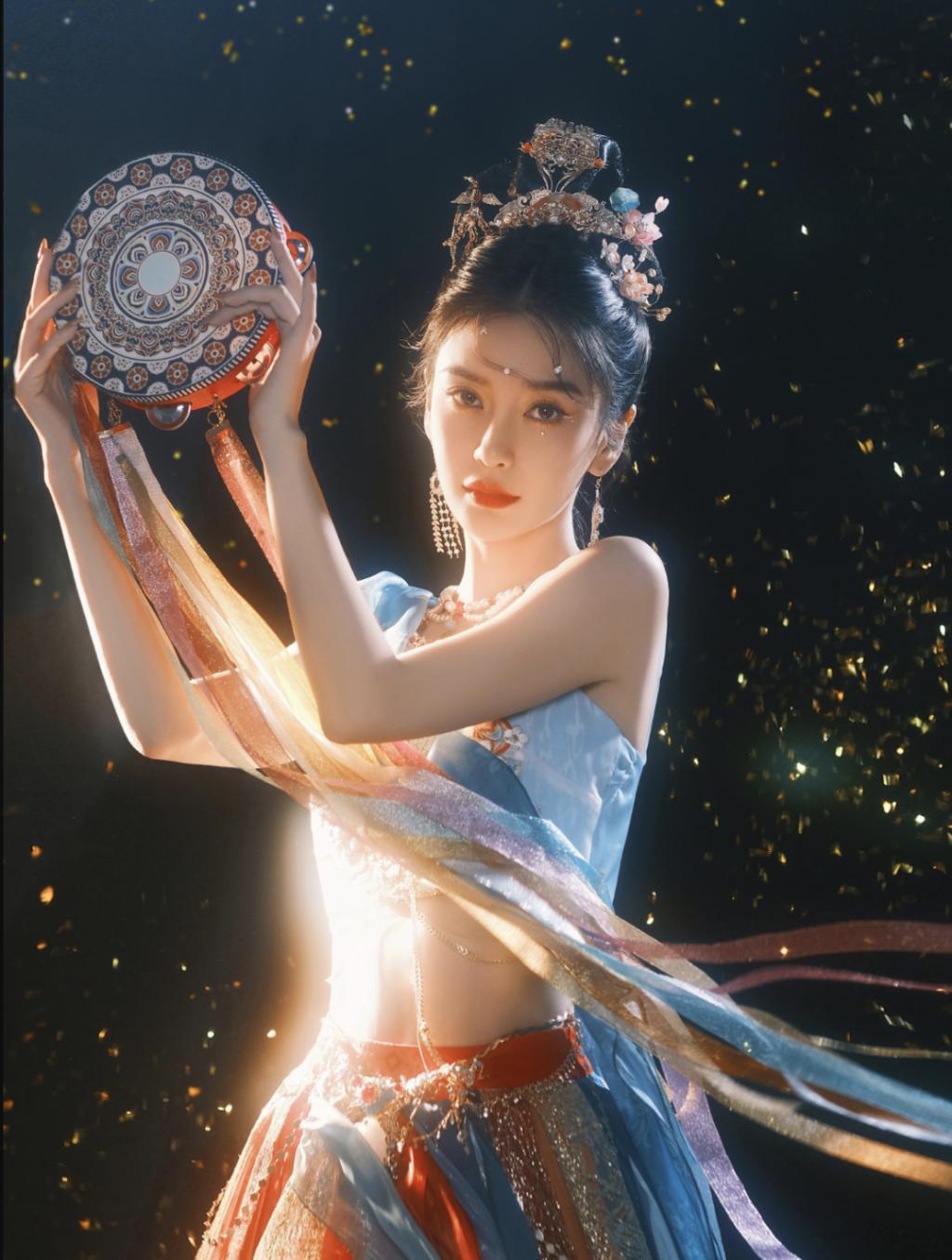 惊为天人！看到杨颖飞天造型，我直呼：这真是10分钟拍出来的吗