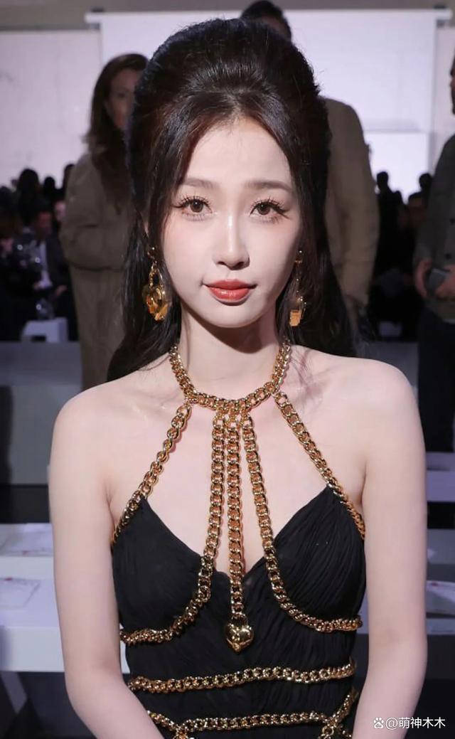 虞书欣海外看秀待遇差，和网红并排品牌差别对待，表情尴尬