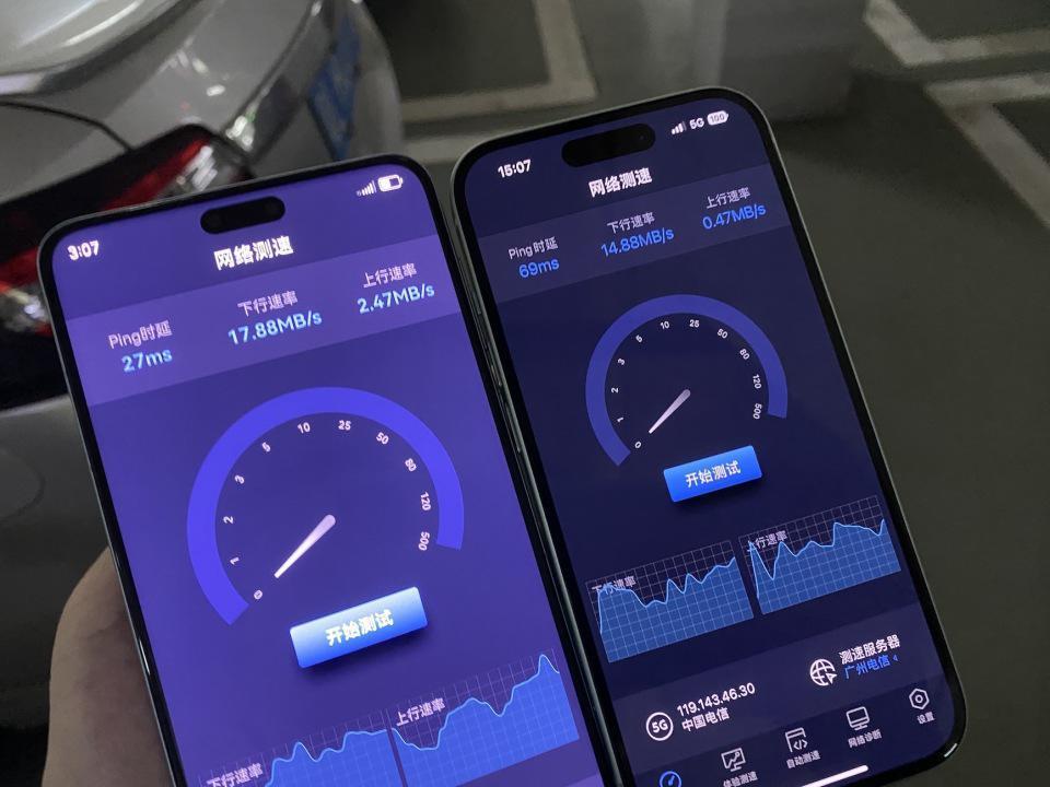 iPhone 15网络信号测试：表现不算烂，但比不上华为Mate 60