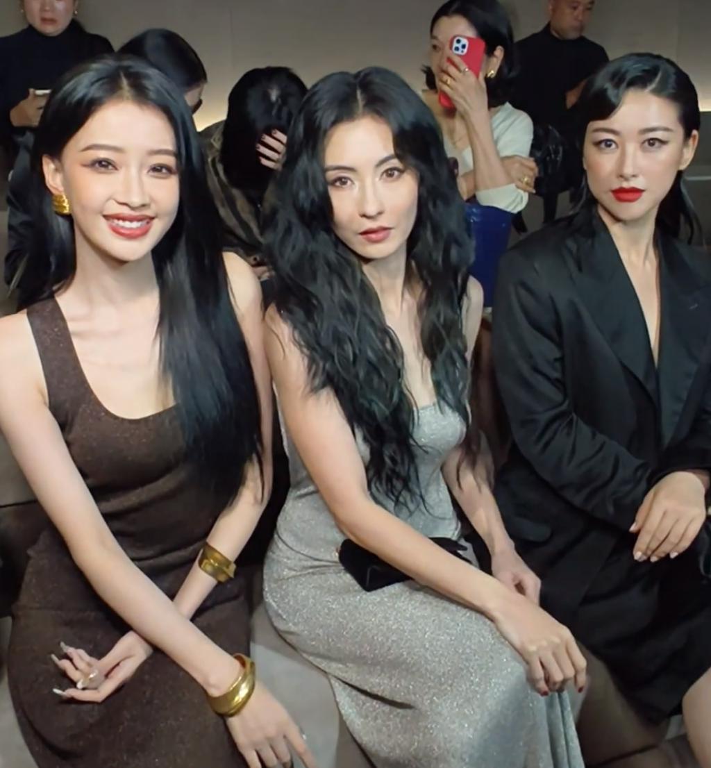 米兰时装周女明星生图：张柏芝美得惊艳，虞书欣妆发拖后腿
