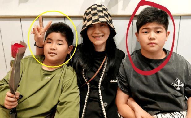 胡可带两儿子看林俊杰演唱会 安吉身高超过妈妈