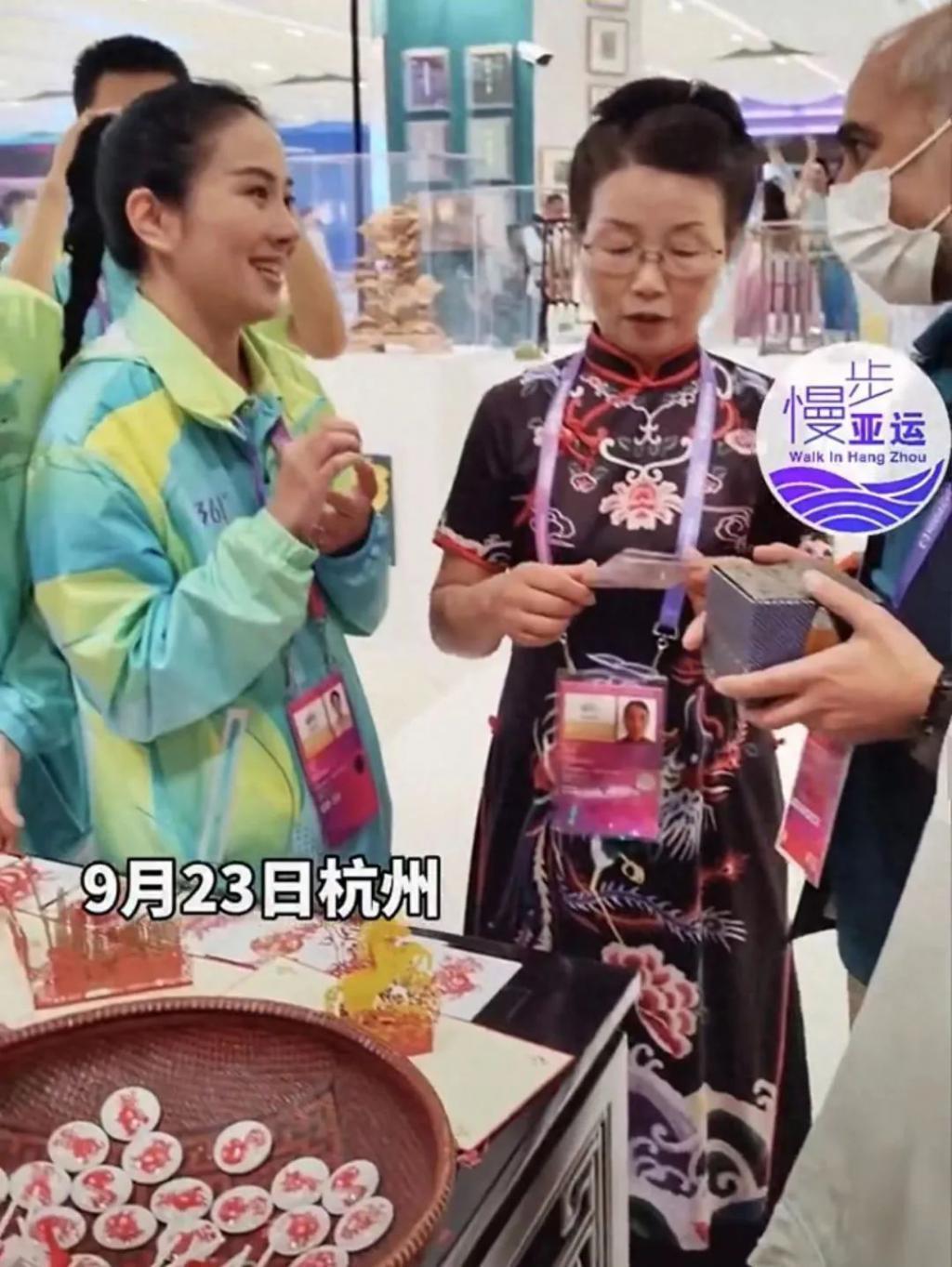 43岁叶璇当亚运会志愿者！瘦身成功明艳动人，骄傲自称是杭州人