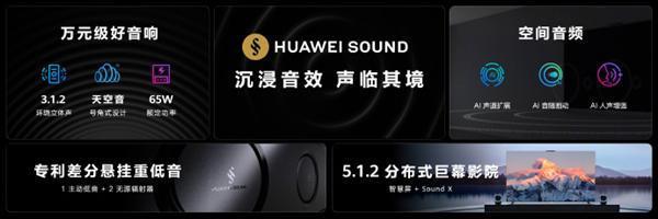 华为发布首款隔空触控电视智慧屏V5 Pro：内置鸿鹄900芯片
