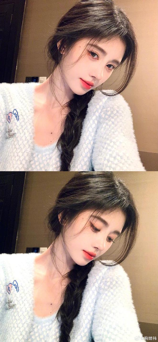 鞠婧祎分享九宫格美照，俏皮灵动甜如初恋