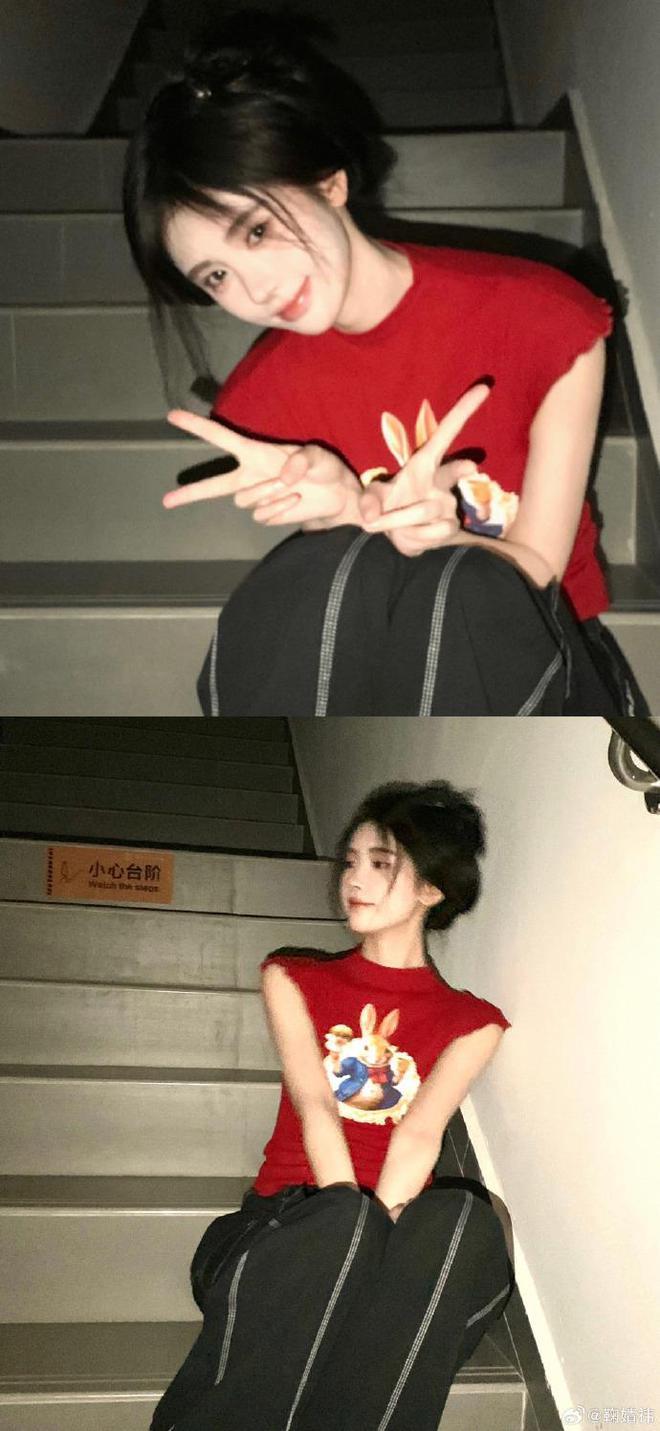 鞠婧祎分享九宫格美照，俏皮灵动甜如初恋