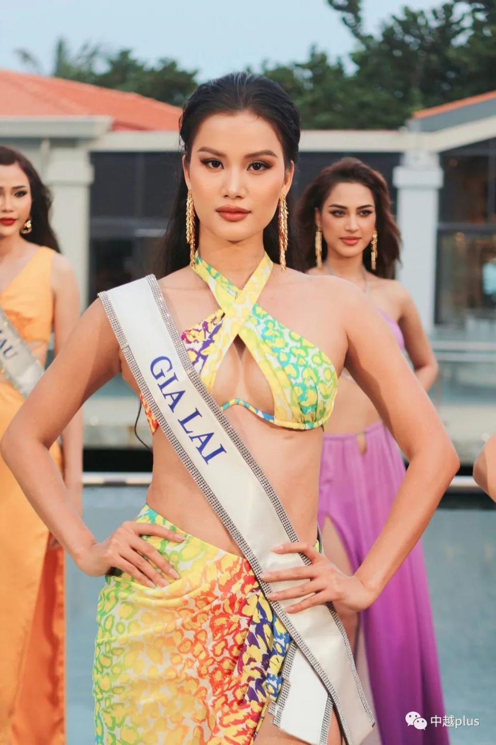 法越混血选手入围越南环球小姐最佳泳装佳丽