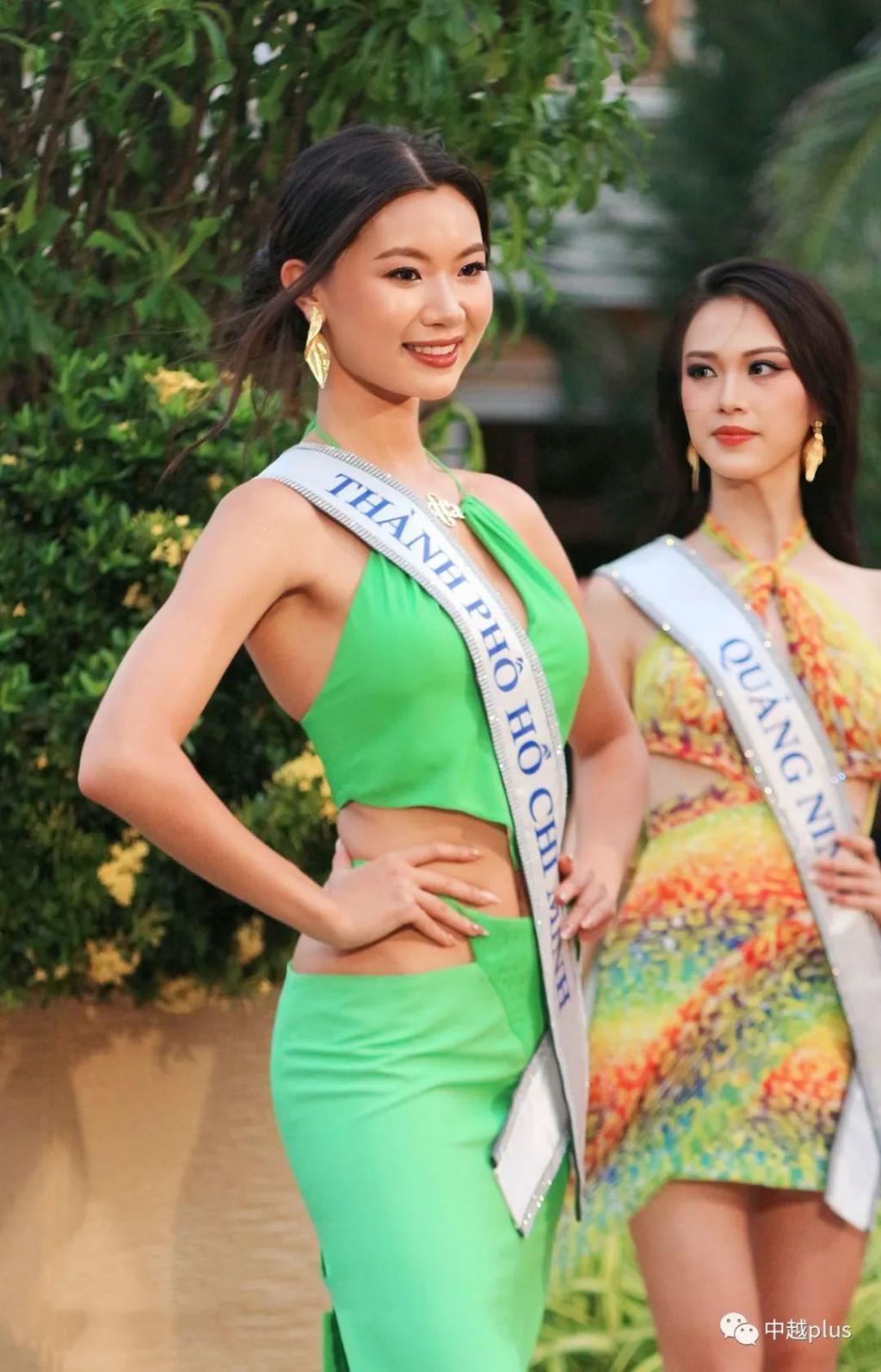 法越混血选手入围越南环球小姐最佳泳装佳丽