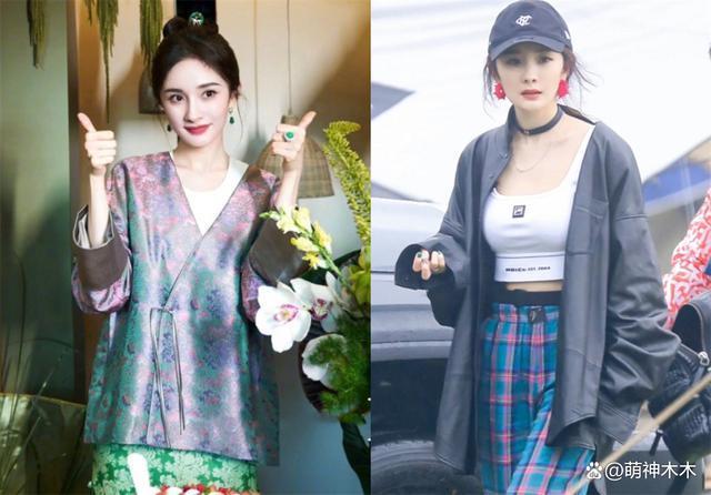 37岁杨幂穿衣风格大变，频繁蹭新中式热度，被嘲没气质仪态差