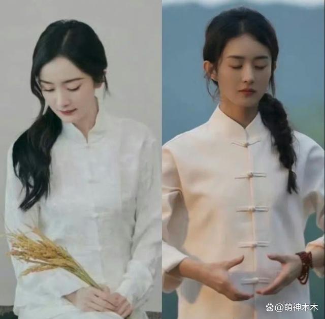 37岁杨幂穿衣风格大变，频繁蹭新中式热度，被嘲没气质仪态差