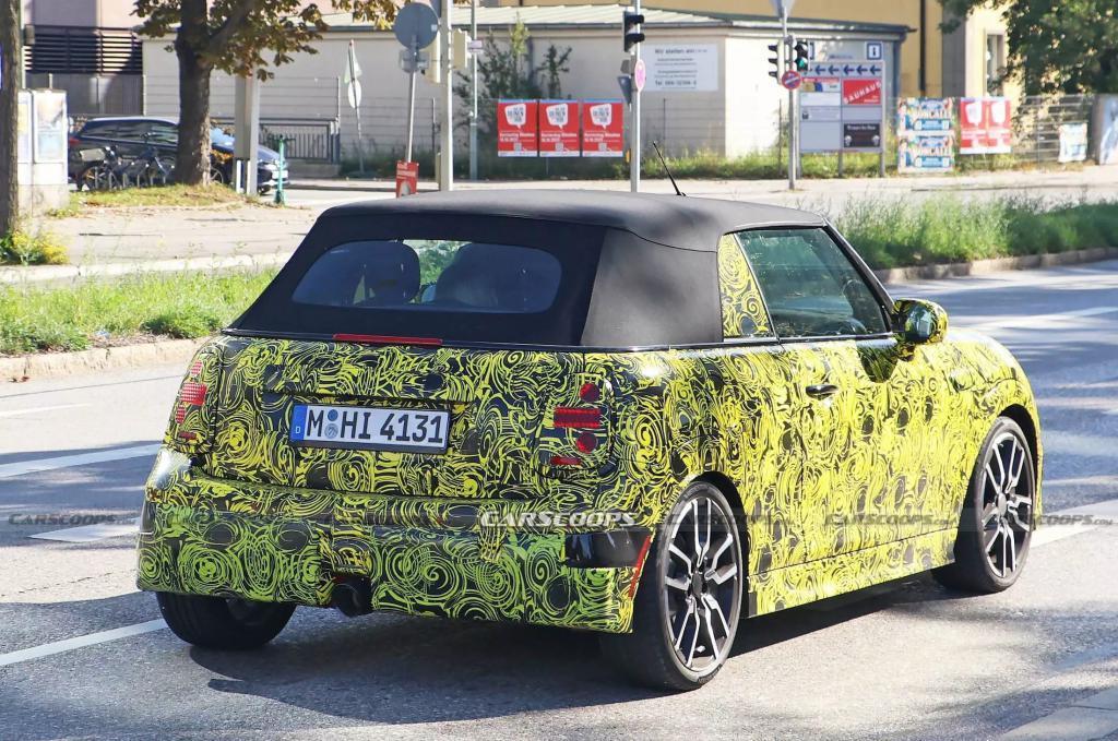 2025 款 Mini Convertible 敞篷车路测照片曝光