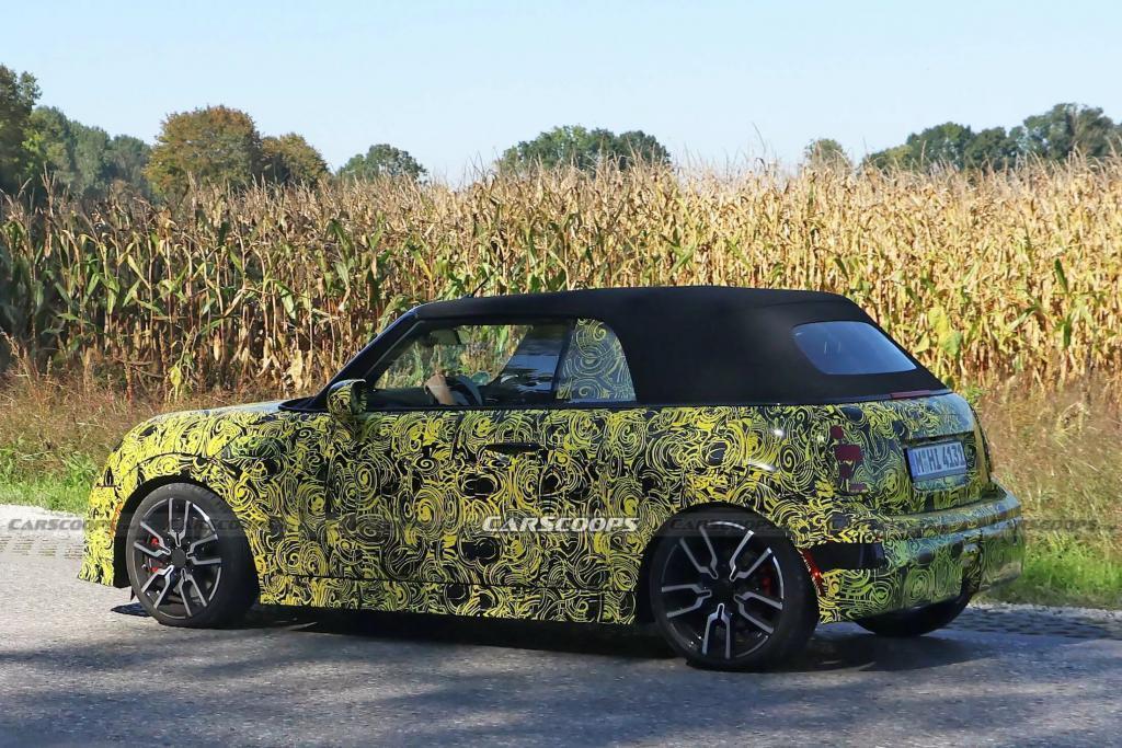 2025 款 Mini Convertible 敞篷车路测照片曝光