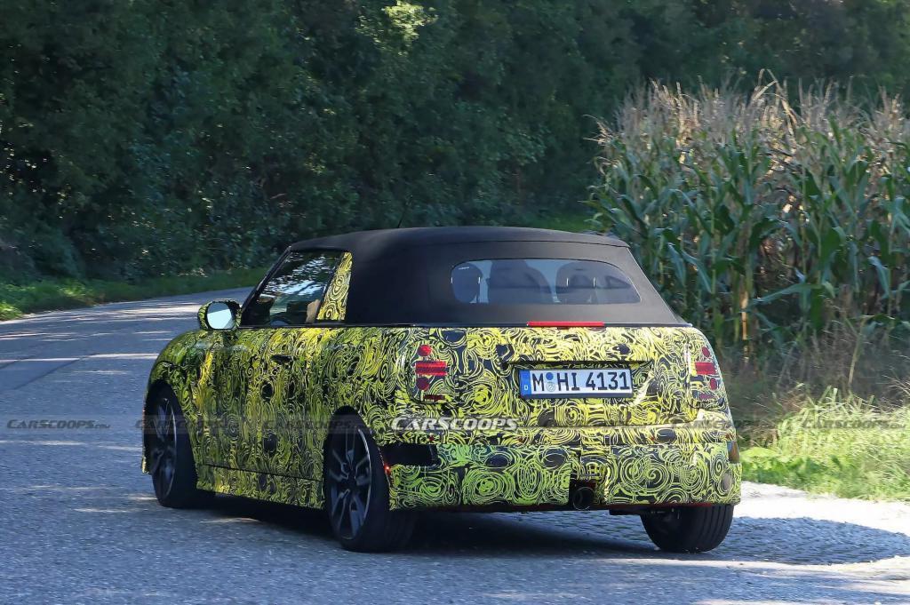2025 款 Mini Convertible 敞篷车路测照片曝光