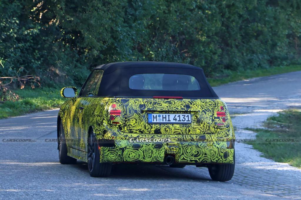 2025 款 Mini Convertible 敞篷车路测照片曝光