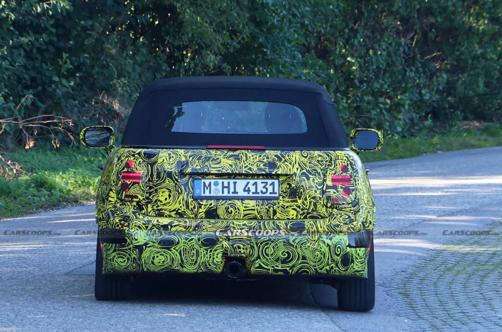 2025 款 Mini Convertible 敞篷车路测照片曝光