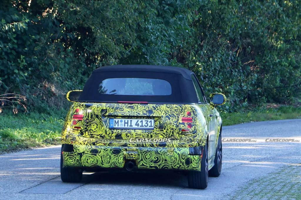 2025 款 Mini Convertible 敞篷车路测照片曝光
