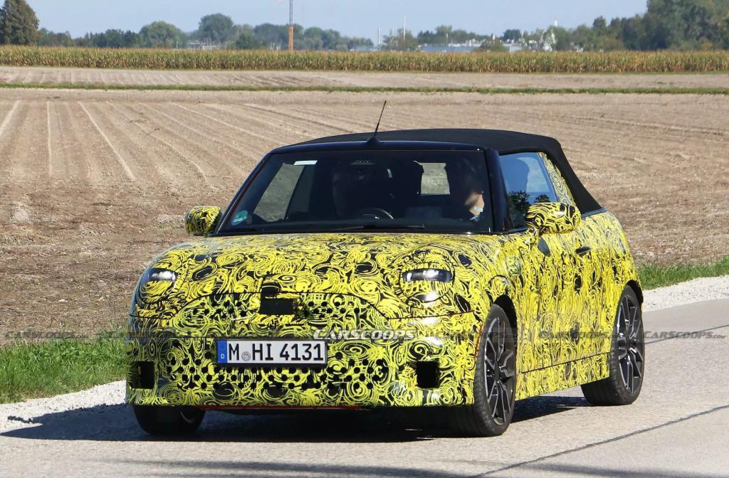 2025 款 Mini Convertible 敞篷车路测照片曝光