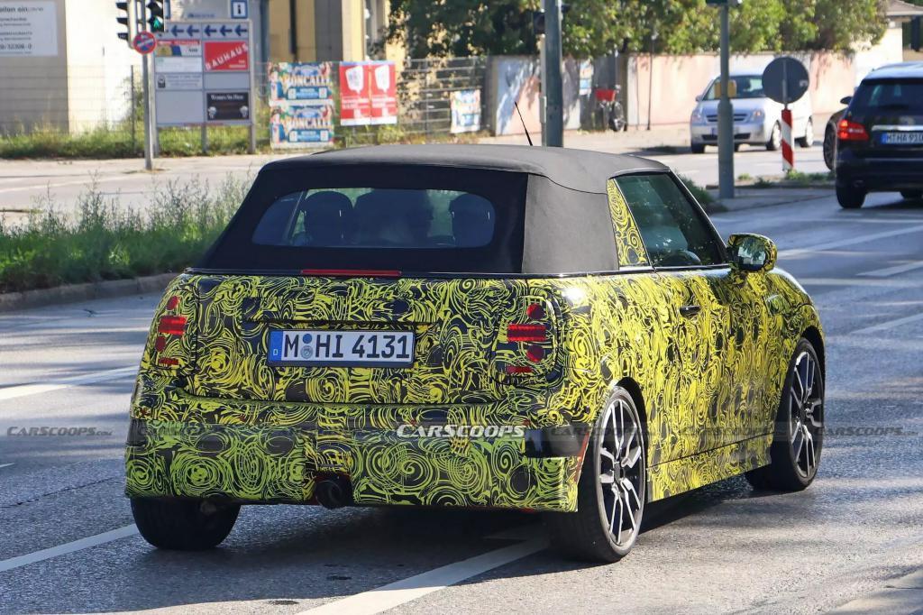 2025 款 Mini Convertible 敞篷车路测照片曝光