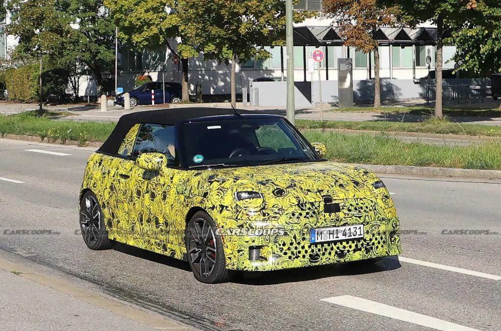 2025 款 Mini Convertible 敞篷车路测照片曝光