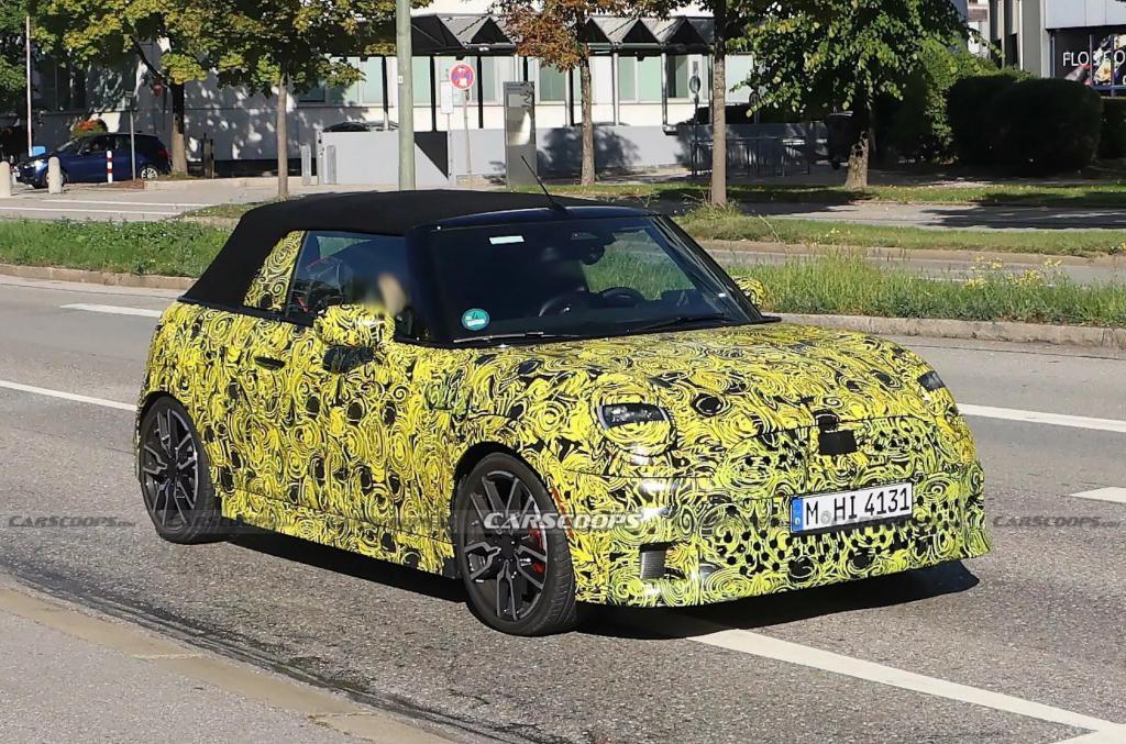 2025 款 Mini Convertible 敞篷车路测照片曝光