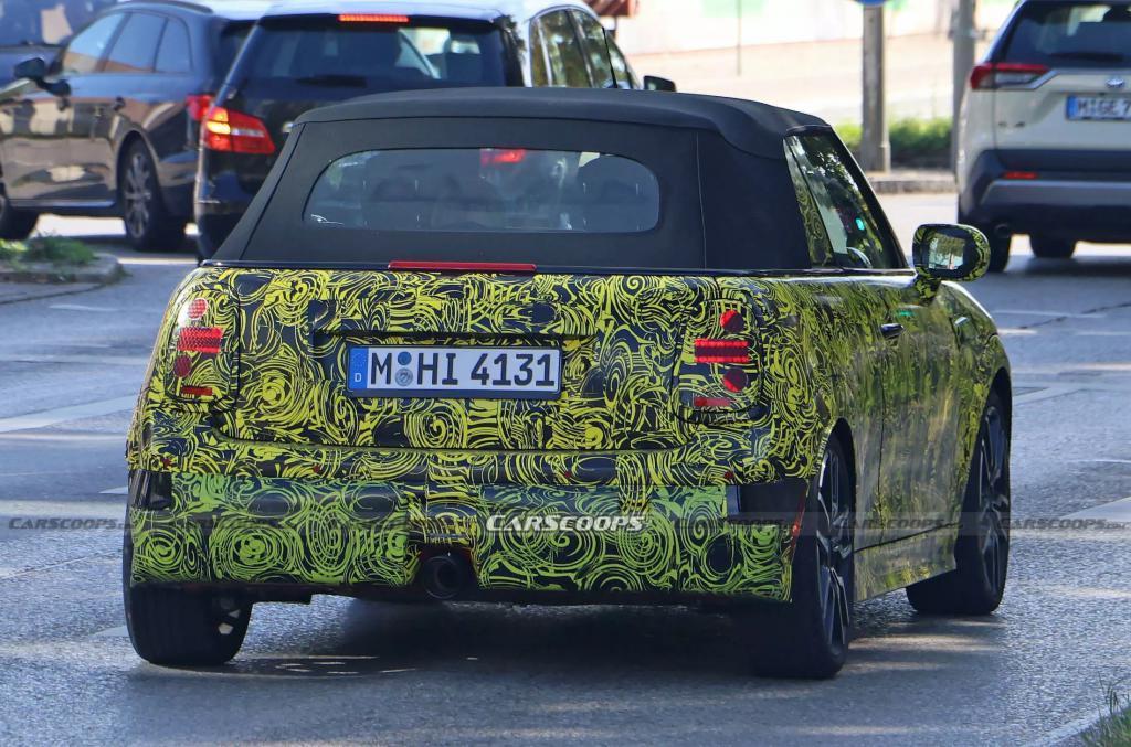 2025 款 Mini Convertible 敞篷车路测照片曝光