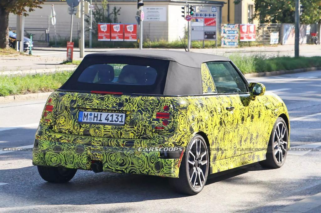 2025 款 Mini Convertible 敞篷车路测照片曝光