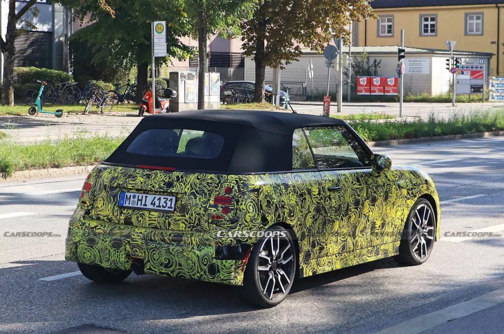 2025 款 Mini Convertible 敞篷车路测照片曝光
